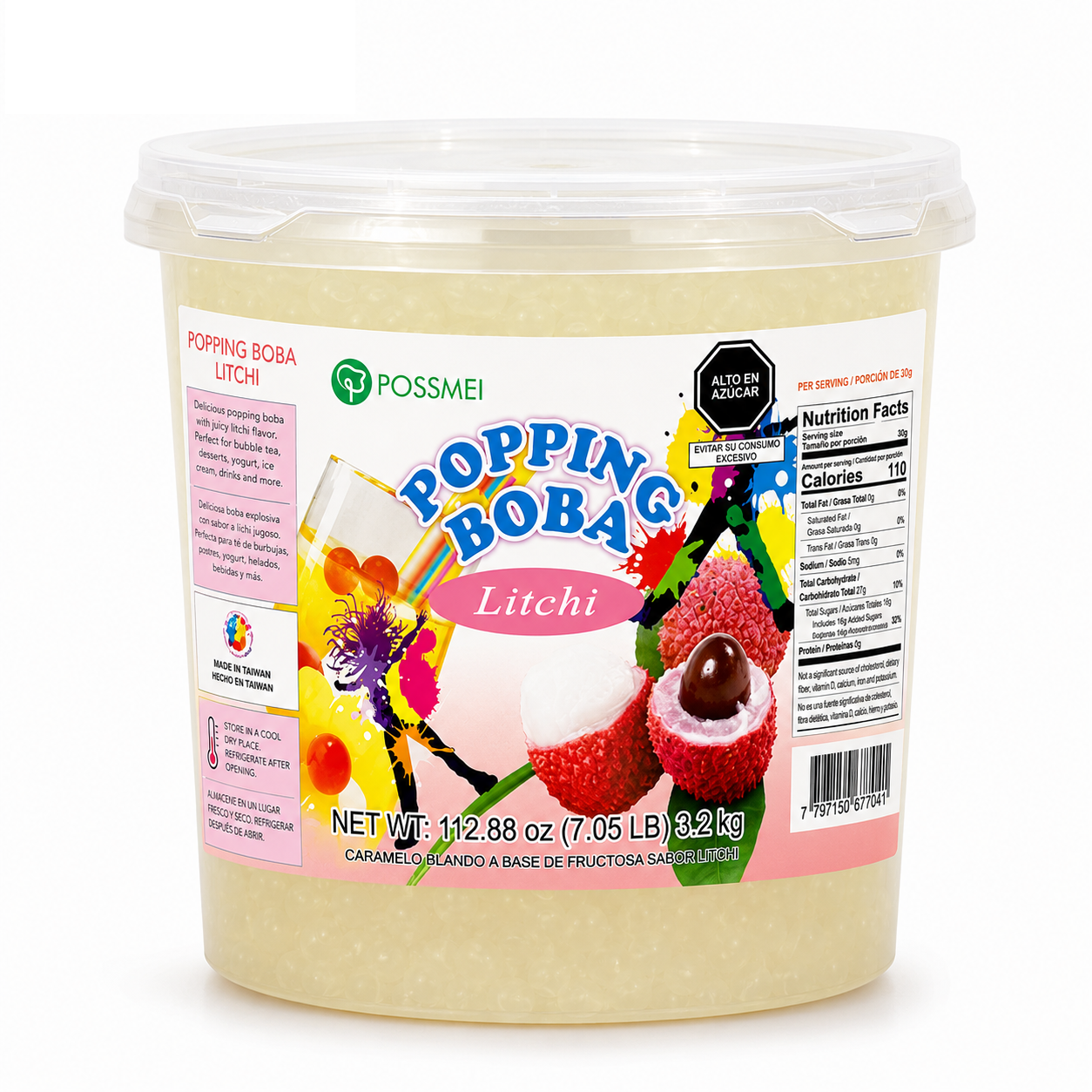 Popping boba de litchi