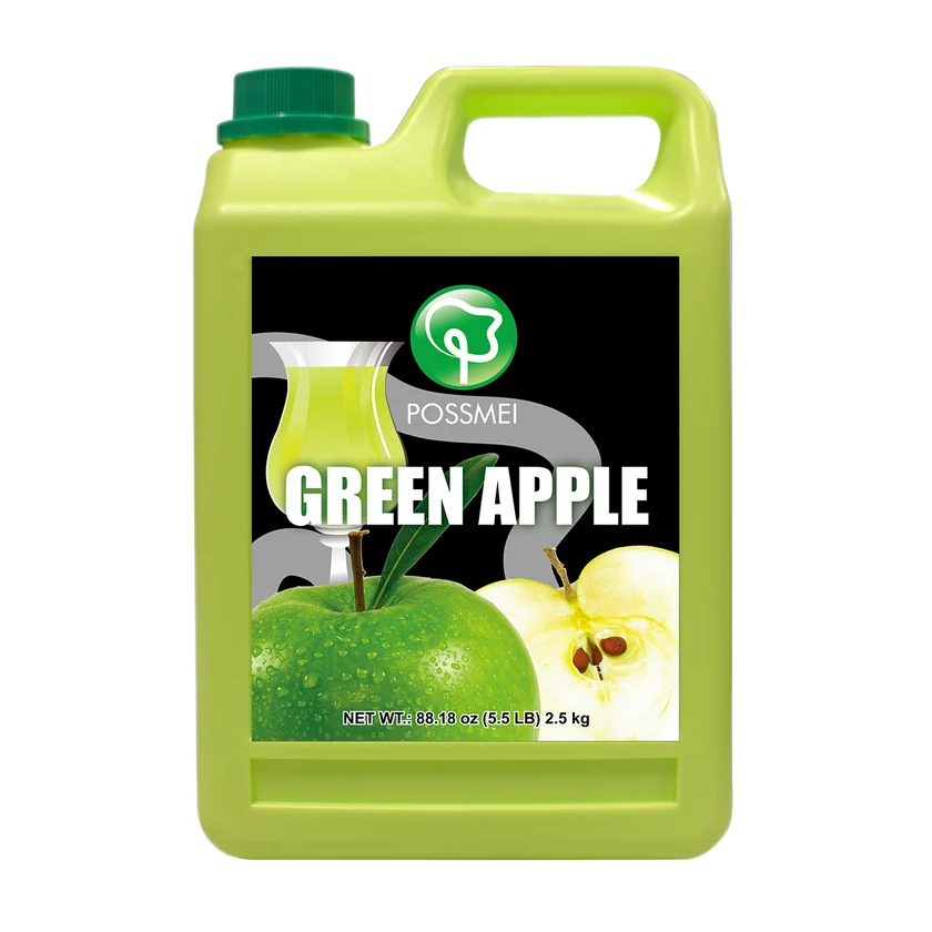 Jarabe concentrado de Manzana Verde