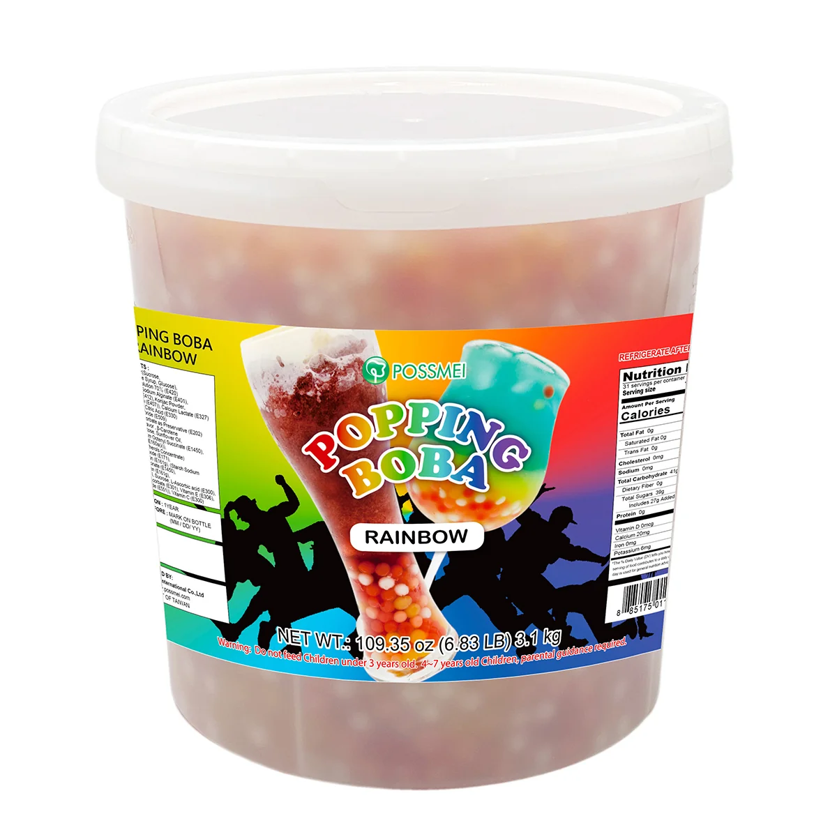 Popping boba rainbow