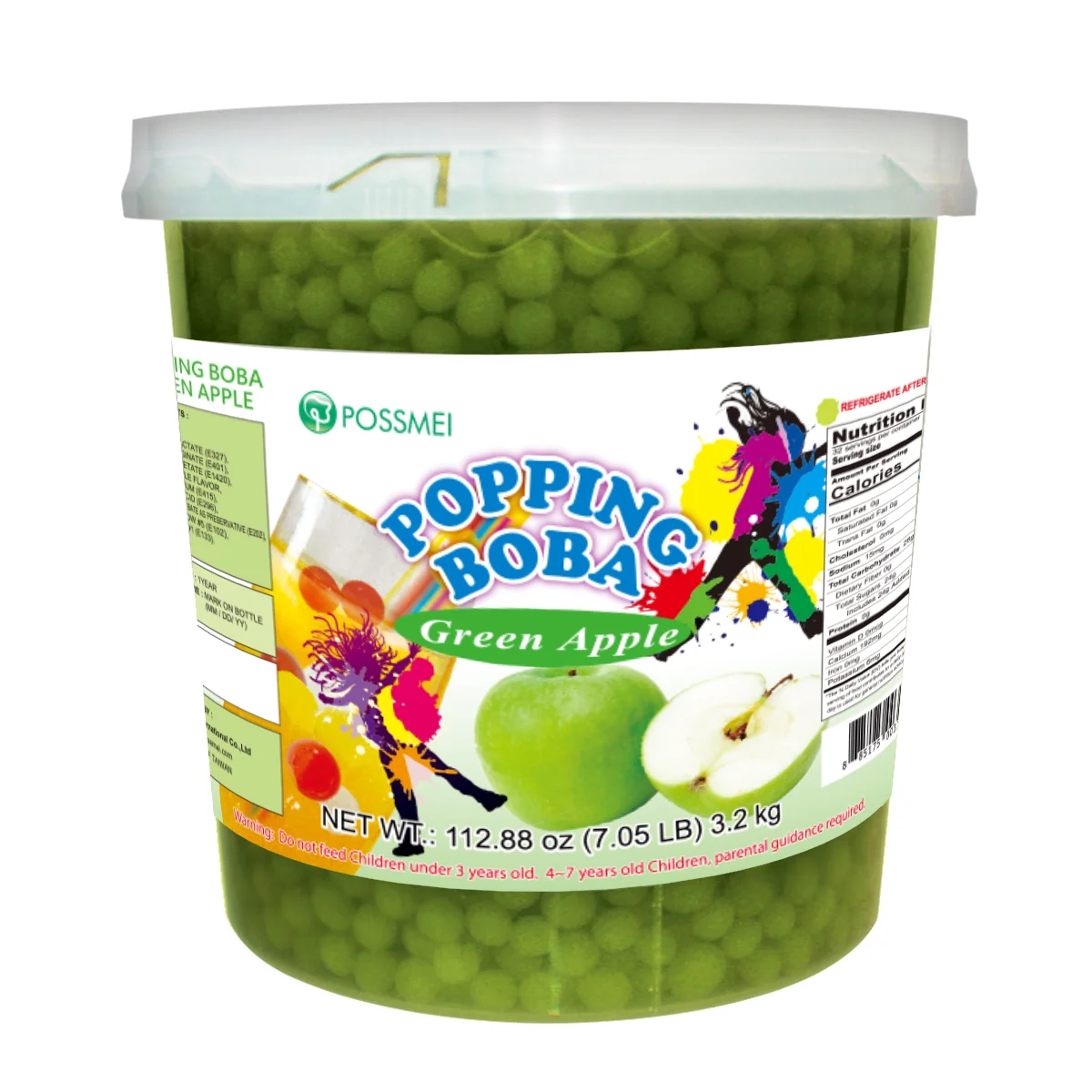 Popping boba sabor manzana verde