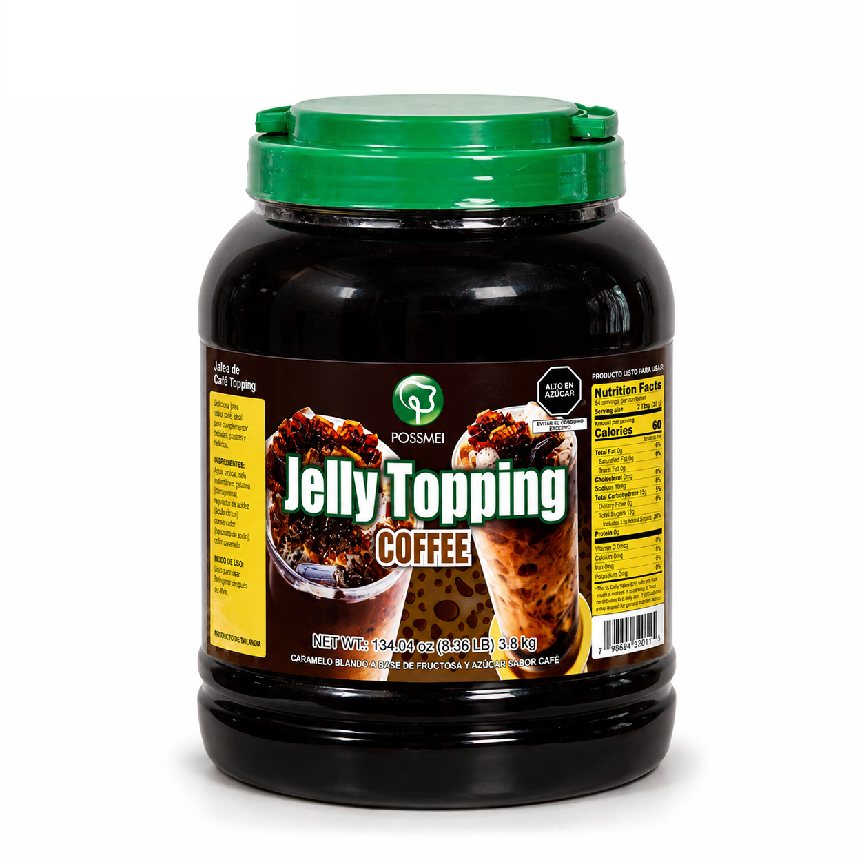 Jelly de café para bebidas