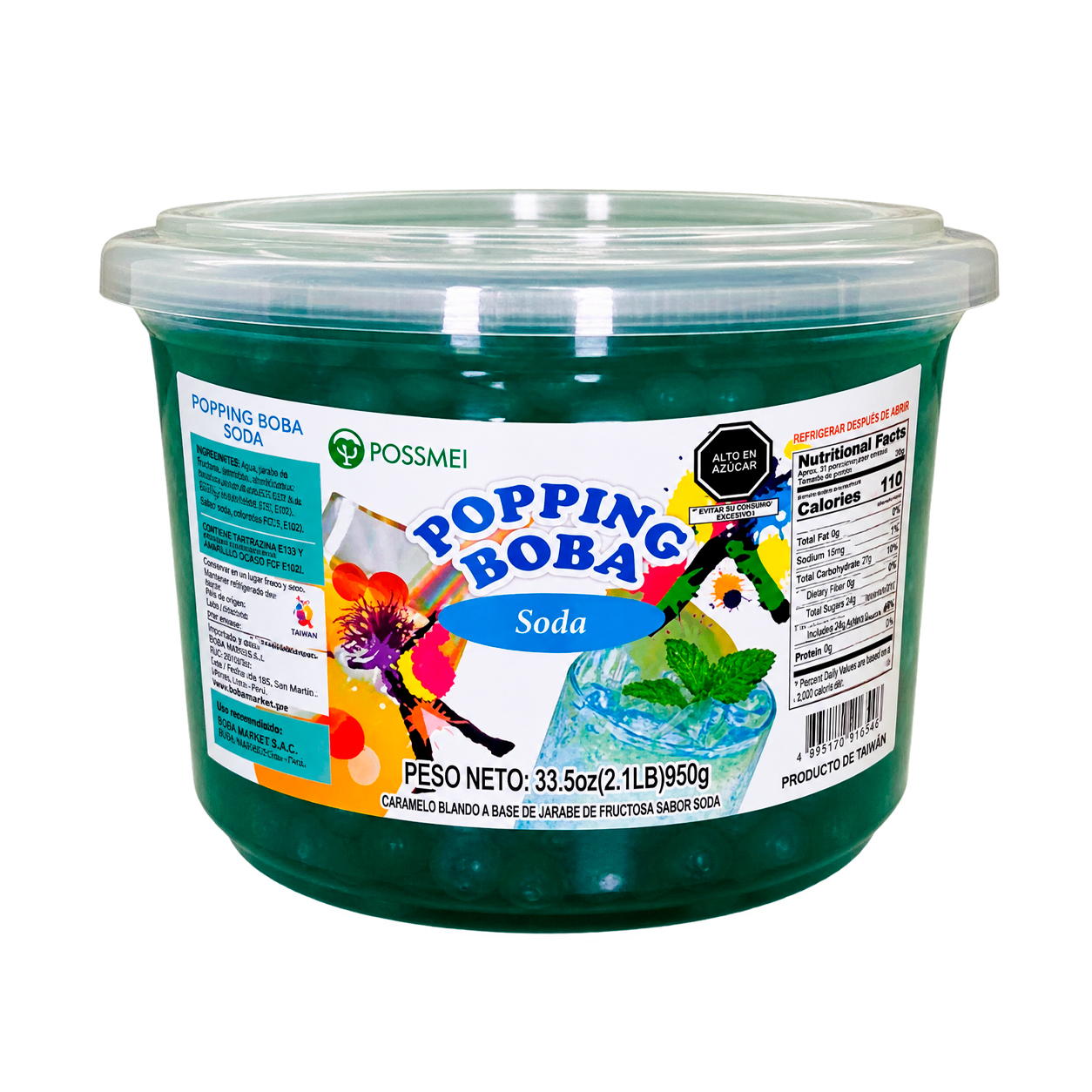 Popping boba soda 950g