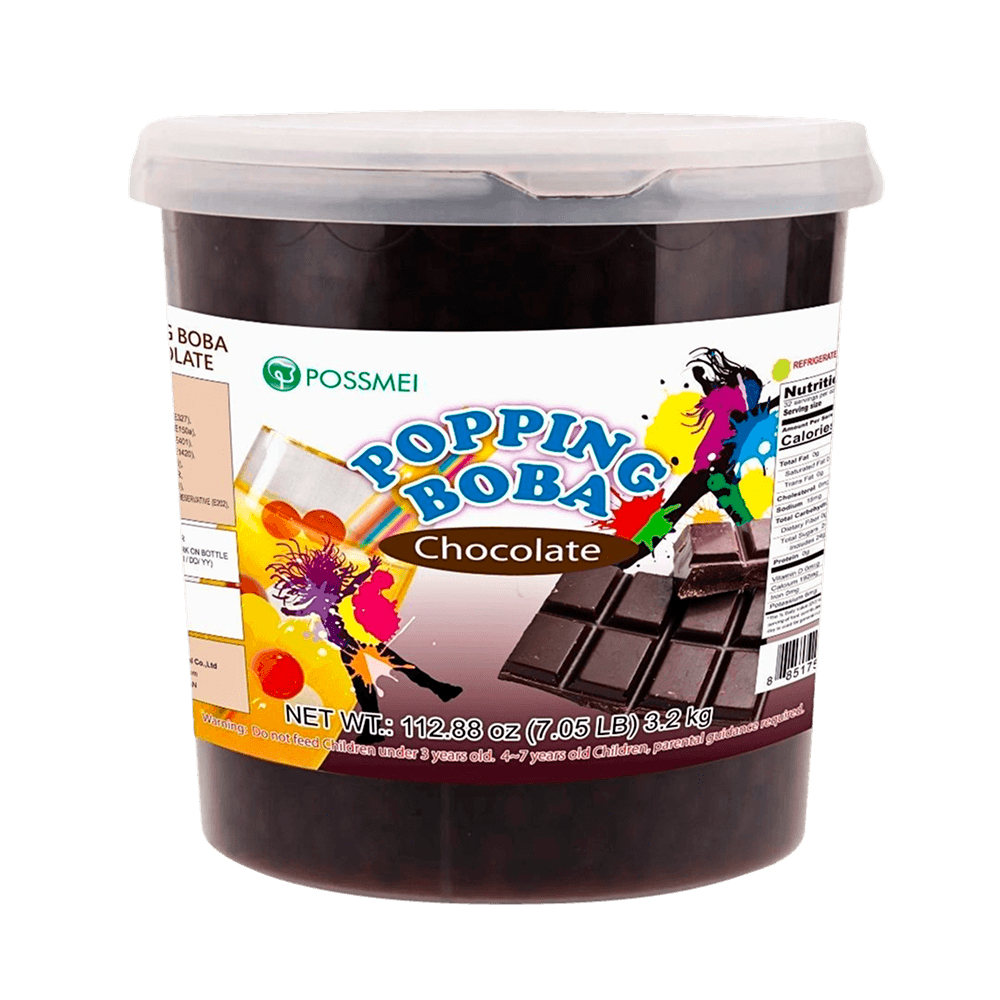 Popping boba sabor chocolate