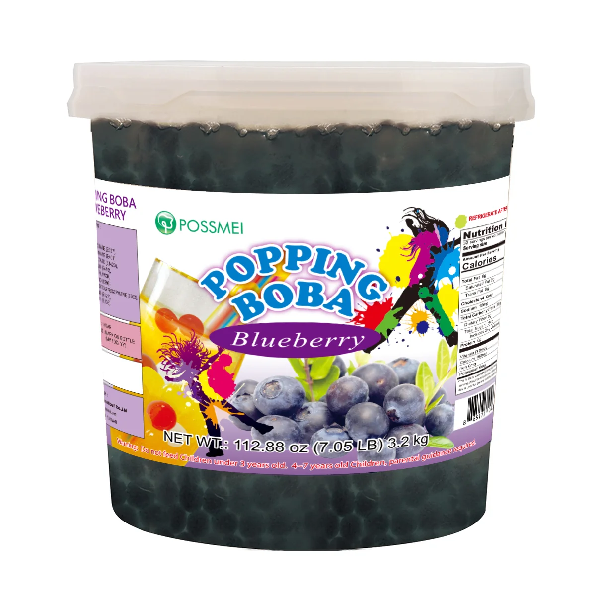 Popping boba sabor arandano